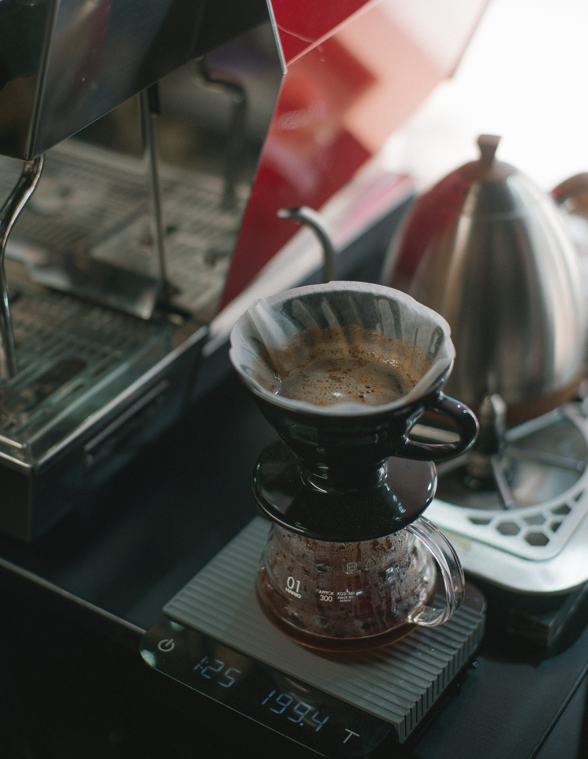 Preparación V60 café de especialidad Pink Bourbon